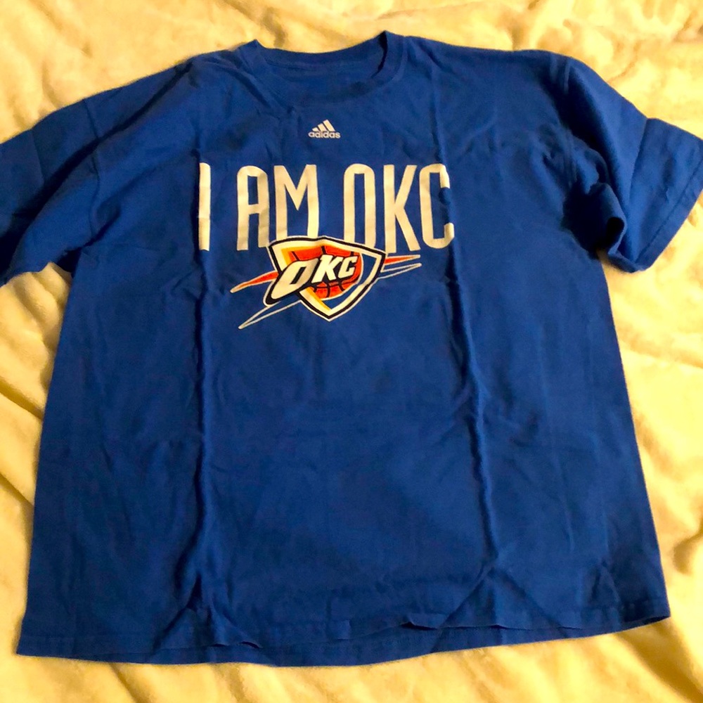 Adidas OKC Thunder Men’s Tee Retro Size XL